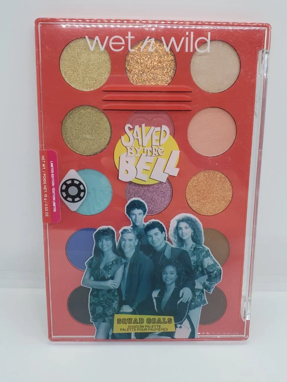Wet N Wild Saved by the Bell Eyeshadow Palette 15 Shades Retro 90s Makeup